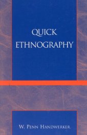 book Quick Ethnography: A Guide to Rapid Multi-Method Research