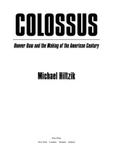 book Colossus: Hoover Dam and the making of the American century