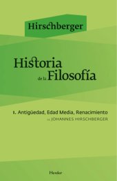 book Historia de la filosofía I