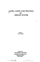 book Land, caste, and politics in Indian states