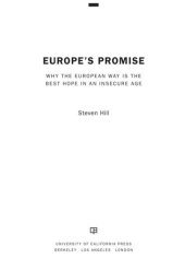 book Europe's promise: why the European way is the best hope in an insecure age