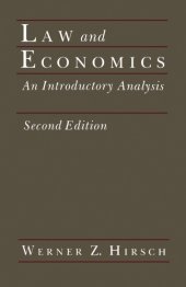 book Law and Economics: an Introductory Analysis