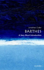 book Barthes: A Very Short Introduction