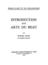 book Introduction aux arts du beau