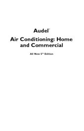 book Audel Air Conditioning Home and Commercial, All New