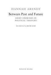 book Between past and future: eight exercises in political thought