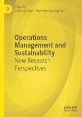 book Operations Management and Sustainability: New Research Perspectives