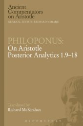 book On Aristotle Posterior analytics 1.9-18