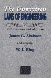 book The Unwritten Laws of Engineering