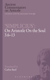 book On Aristotle On the soul 3.6-13