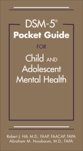 book DSM-5 Pocket Guide for Child and Adolescent Mental Health