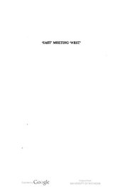 book "East" meeting "west" : a note on colonial chronotopicity