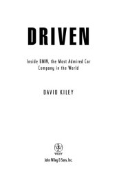 book Driven: inside BMW, the most admired car company in the world