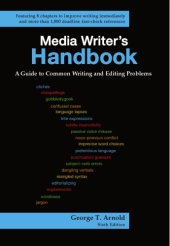 book Media writer's handbook: a guide to common writing and editing problems