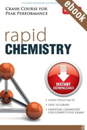 book MTG Rapid Chemistry for IIT JEE NEET KVPY competitive Engineering Entrance Exams NSEC NTSE