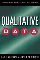 book Qualitative data: an introduction to coding and analysis