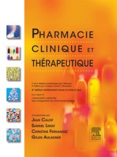 book Pharmacie clinique et thérapeutique