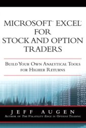 book Microsoft Excel for stock and option traders: build your own analytical tools for higher returns