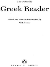 book The Portable Greek Reader