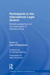 book Participants in the international legal system: theoretical perspectives