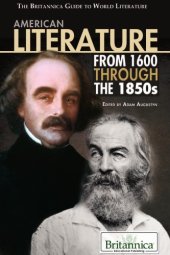 book American literature from 1600 through the 1850s