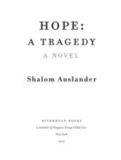 book Hope: A Tragedy