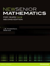 book New senior mathematics for years 11 & 12