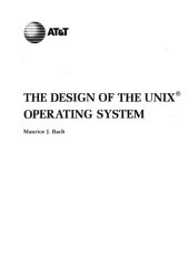 book The design of the UNIX operating system