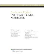 book Irwin and Rippe's Intensive Care Medicine