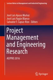 book Project Management and Engineering Research AEIPRO 2016