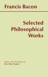 book Selected philosophical works