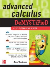 book Advanced calculus demystified: a self-teaching guide