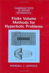 book Finite Volume Methods for Hyperbolic Problems