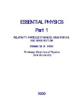 book Essential Physics I 