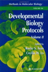 book Developmental Biology Protocols: Volume II