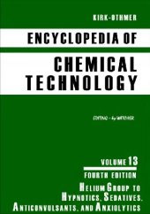 book Encyclopedia of Chemical Technology