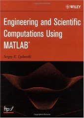 book Engineering and Scientific Computations Using MATLAB