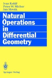 book Natural Operations in Differential Geometry