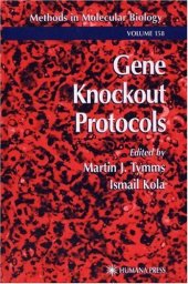 book Gene Knockout Protocols