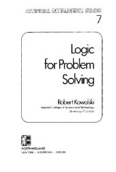 book Logic for problem solving