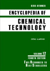 book Encyclopedia of Chemical Technology