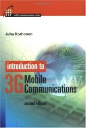 book Introduction to 3G Mobile Communications