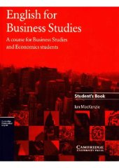 book English for Buisness Studies