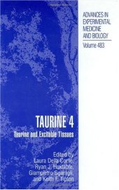 book Taurine 4: Taurine and Excitable Tissues