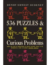 book 536 PUZZLES & CURIOUS PROBLEMS