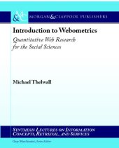 book Introduction to Webometrics: Quantitative Web Research for the Social Sciences