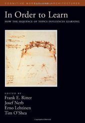 book In Order to Learn: How the Sequence of Topics Influences Learning