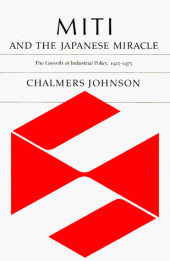 book MITI and the Japanese Miracle: The Growth of Industrial Policy, 1925-1975