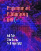 book Programming and Problem Solving With C++