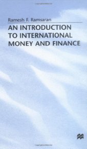 book An Introduction To International Money and Finance